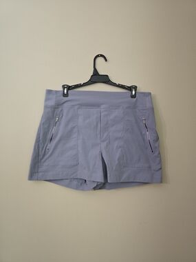 Athleta Gray Athletic Shorts Women Size 12